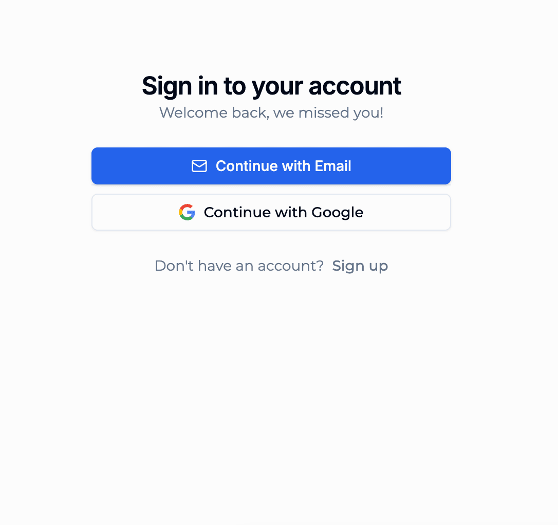 Passwordless sign-on