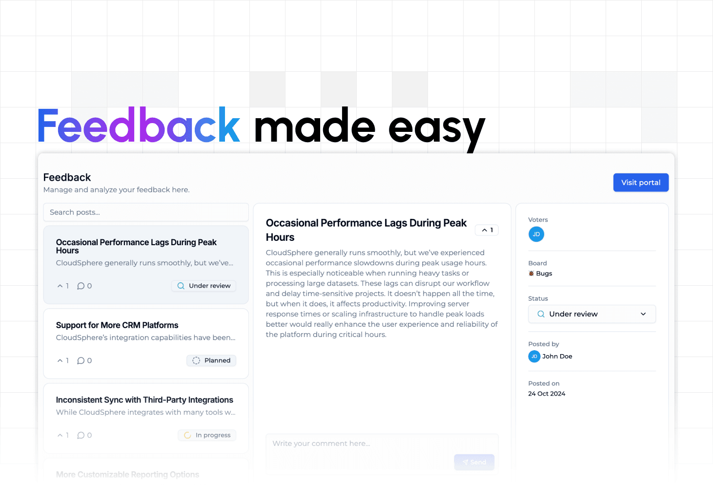 Feedback Portals